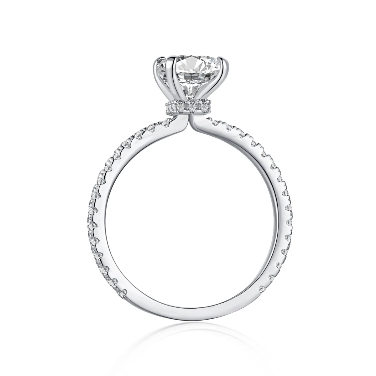 Amalfi Radiant Cut Ring - Silver - Image 9