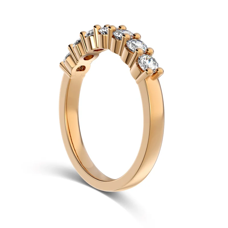 Athens Stacker Ring - Champagne Gold - Image 5