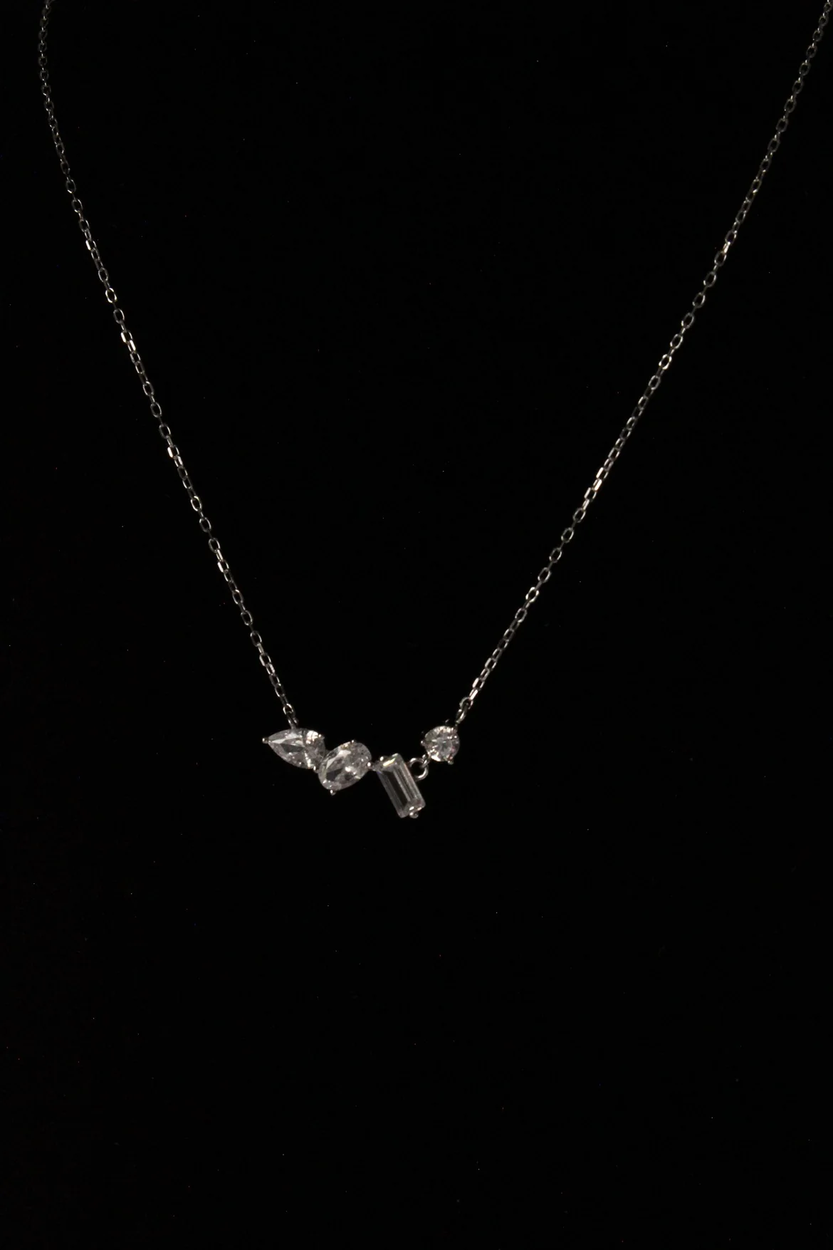 Avalon Silver Pendant Necklace - Image 3
