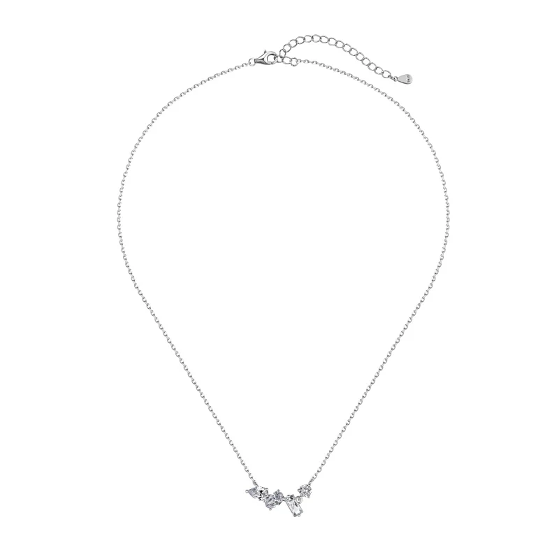 Avalon Silver Pendant Necklace - Image 4