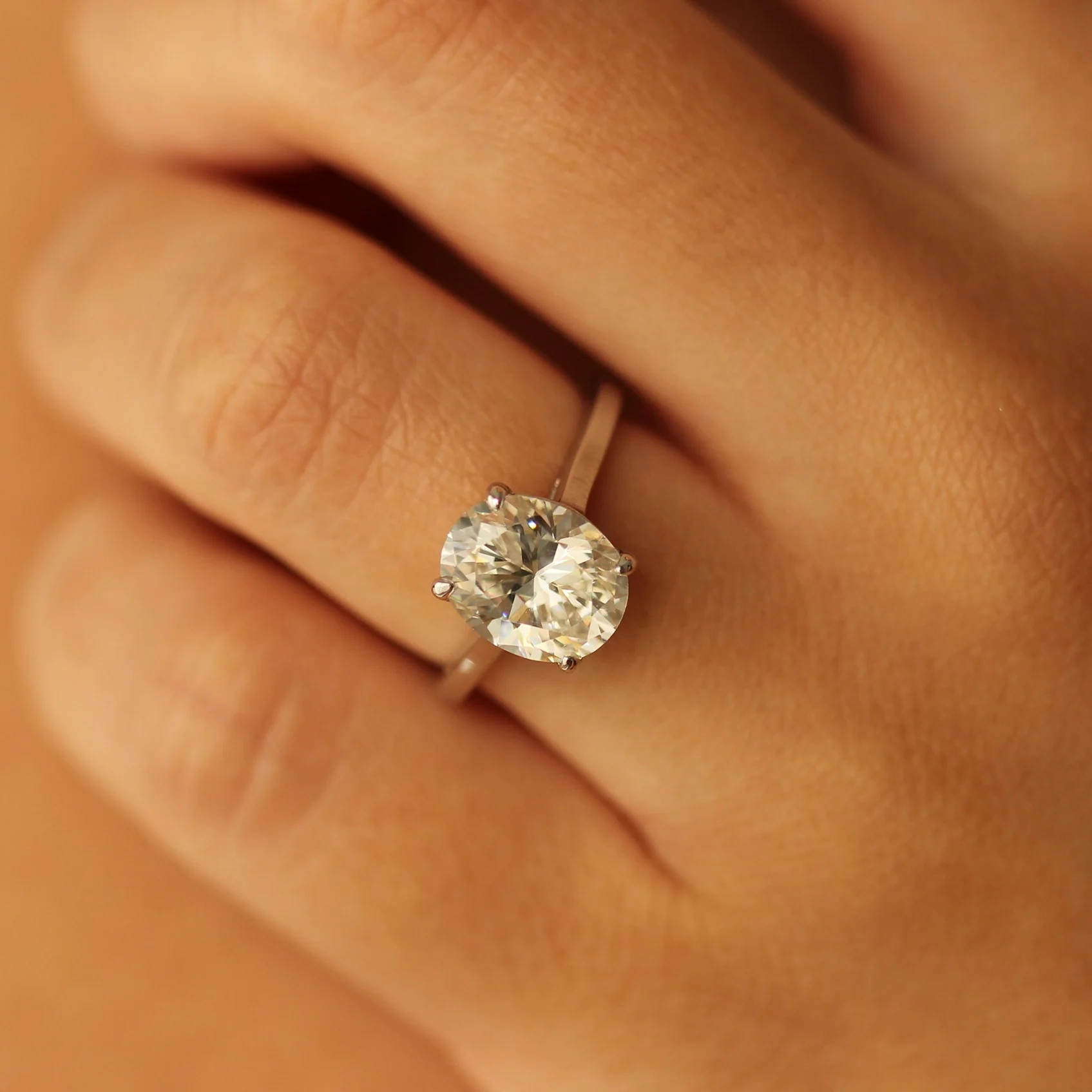 Barcelona Oval Ring - Silver - Image 3