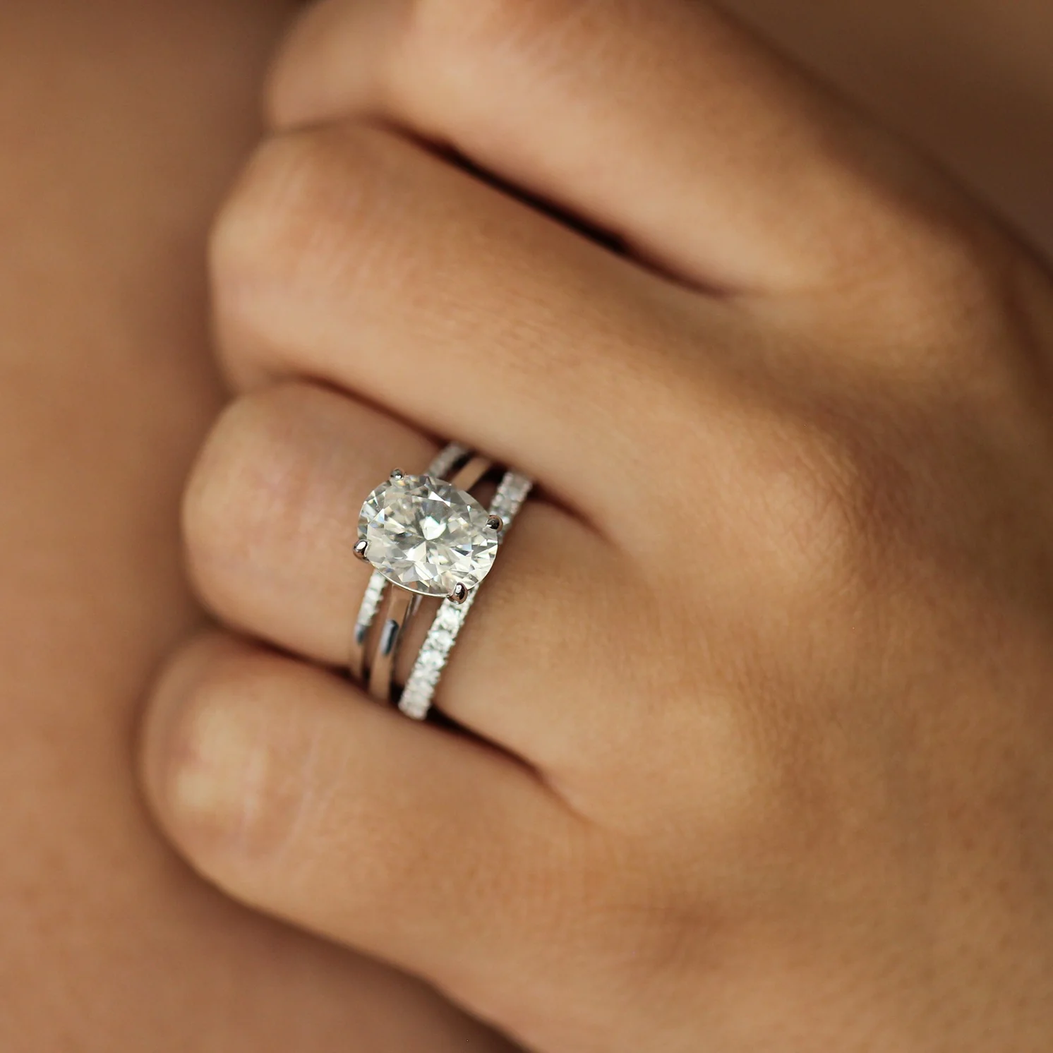 Barcelona Oval Ring - Silver - Image 5