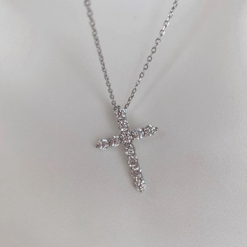 Silver Cross Necklace - Image 5