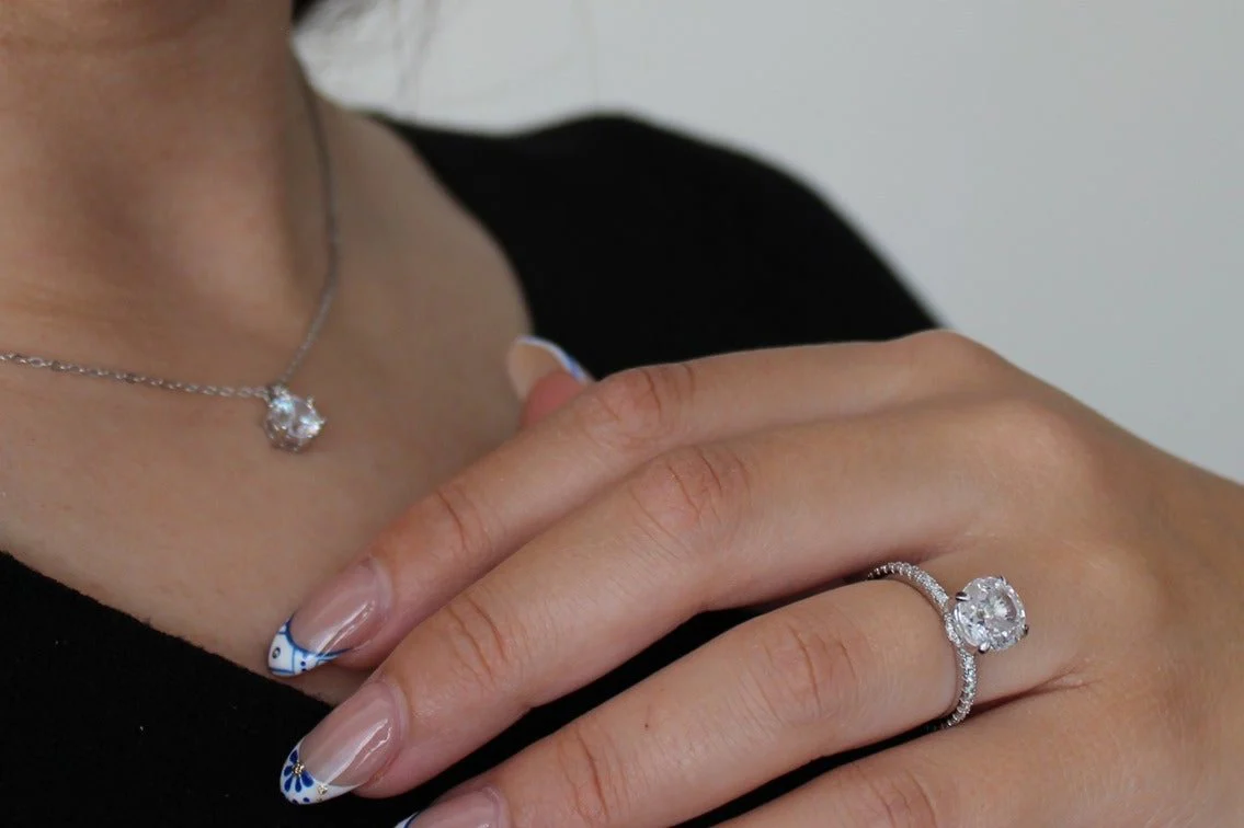 Drele Round Pendant Necklace 6.5mm - Image 4