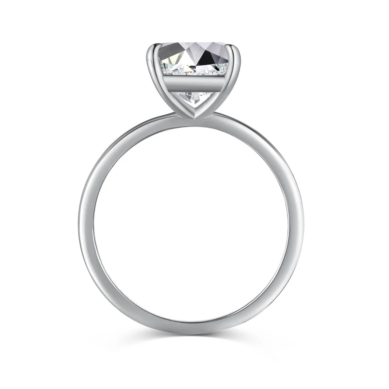 Dubai Radiant Cut Ring - Silver - Image 6