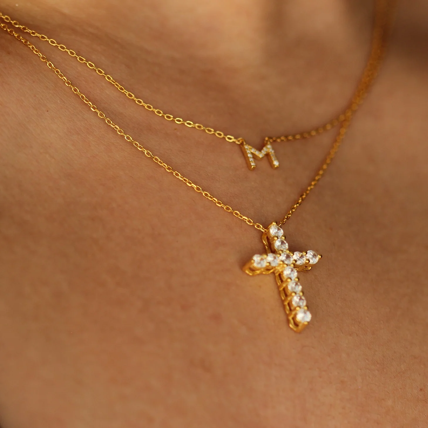 Gold Cross Necklace - Image 5
