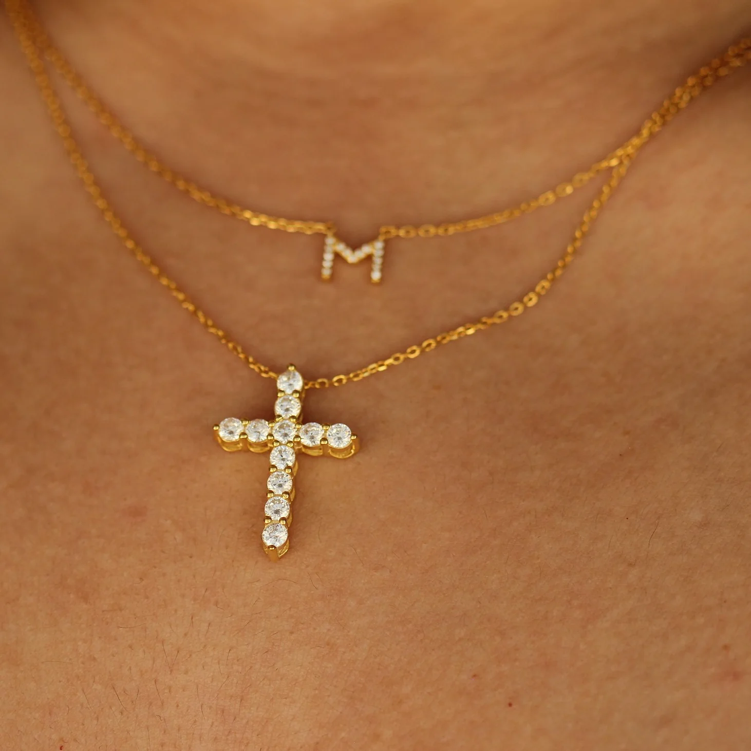 Gold Cross Necklace - Image 6
