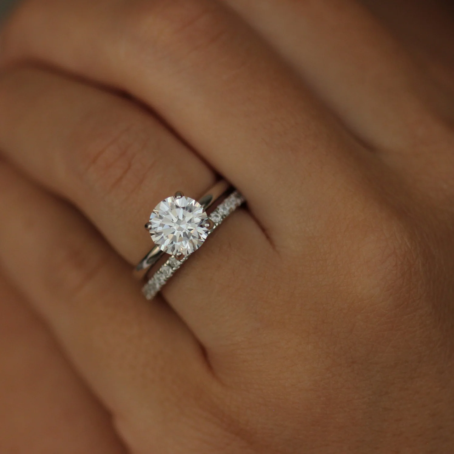 Half Eternity Pavé Ring 1.8mm - Image 4