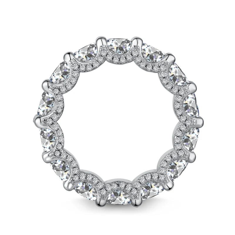 Hamptons Eternity Ring - Silver - Image 6