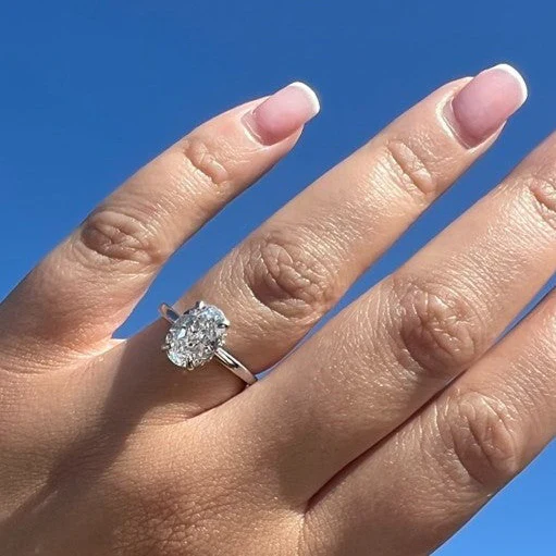 Madrid 1.5 Ct Oval Ring - Image 7