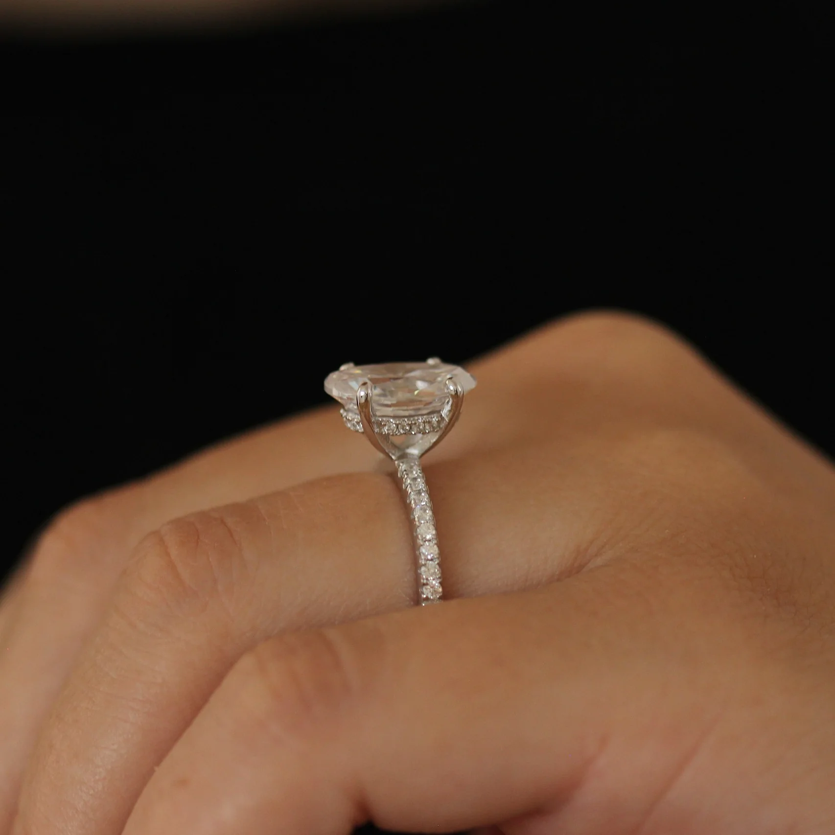 Málaga Oval Ring - Silver - Image 4