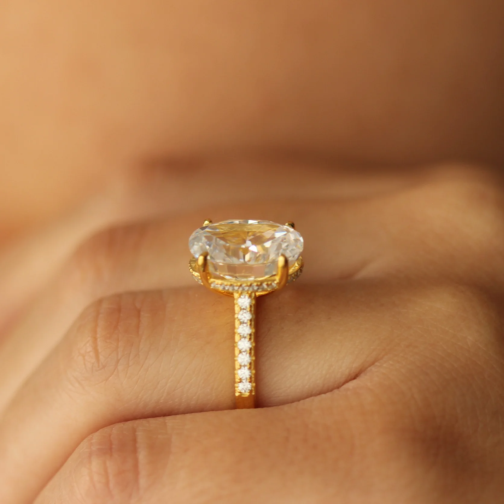 Mallorca Oval Ring - Gold - Image 3