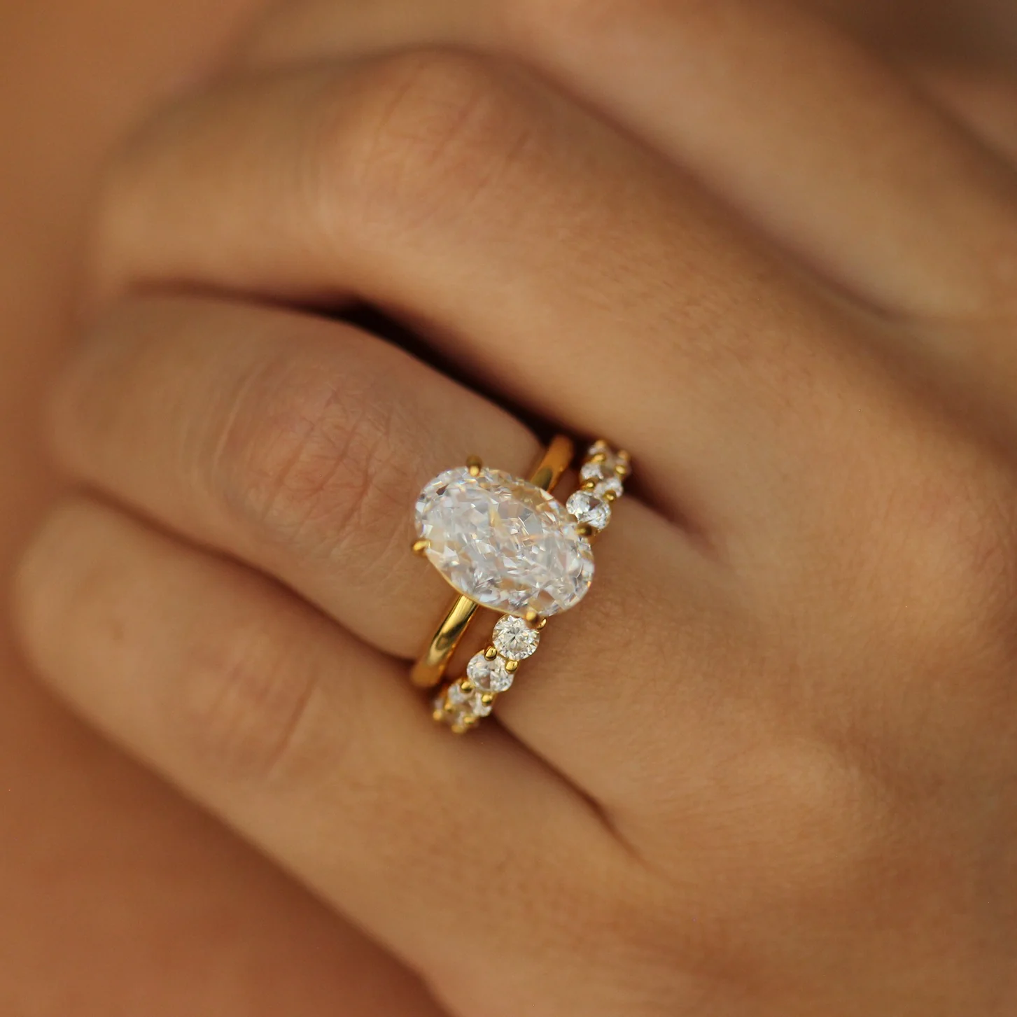 Pristina Gold Eternity Ring 3mm - Image 3