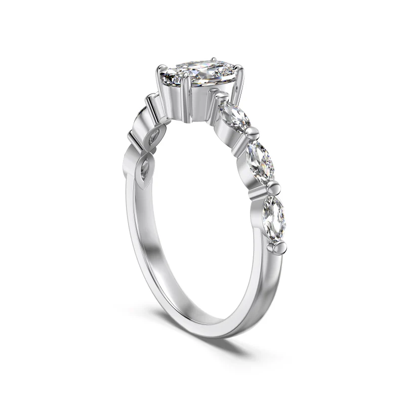 Sicily Oval Ring - Silver - Image 3