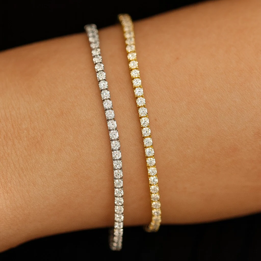 Silver Tennis Bracelet 2.5mm - Image 3