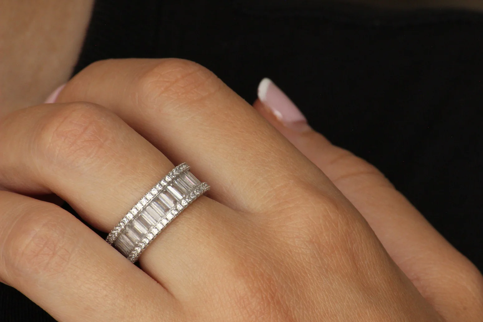 Tokyo Stacker Ring - Silver - Image 3